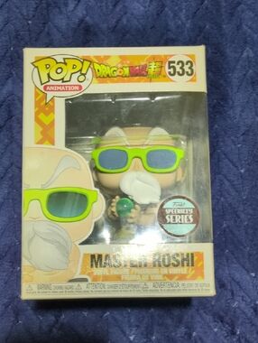 Funko Master Roshi Pop! Vinyl Figure - Lime Green Sunglasses, Blue Lenses